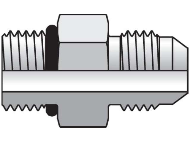 ADAPTER STRAIGHT TUBE TO BOSS P/N: 850-4-4SS
