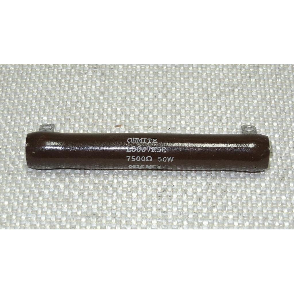 WIREWOUND RESISTOR P/N: L50J7K5E OHMITE